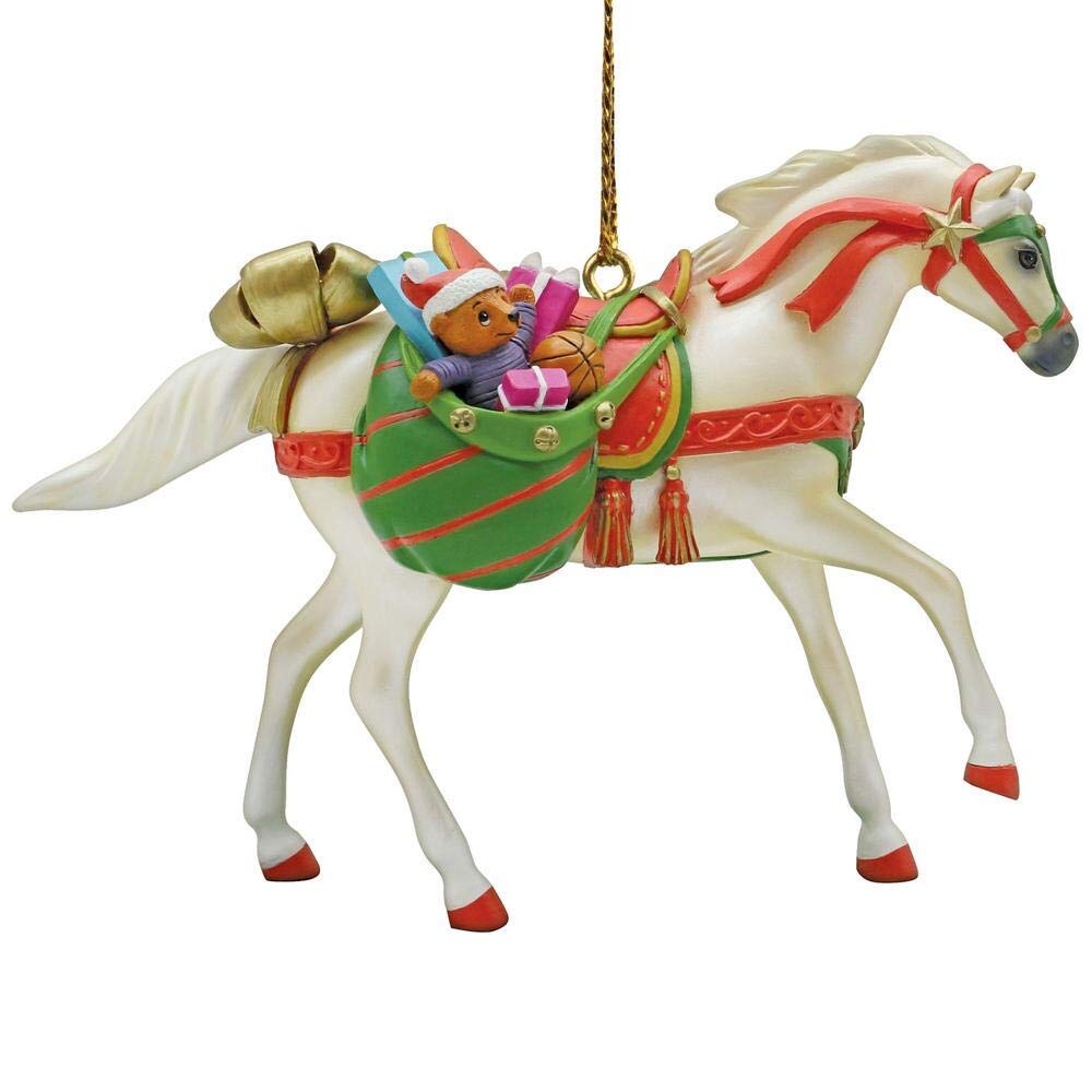 Trail of Painted Ponies Christmas Delivery Horse Ornament 6009524