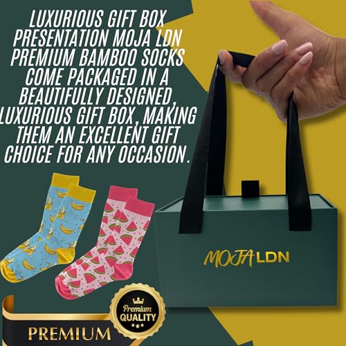 Chaussettes en bambou de qualité supérieure dans un coffret cadeau luxueux