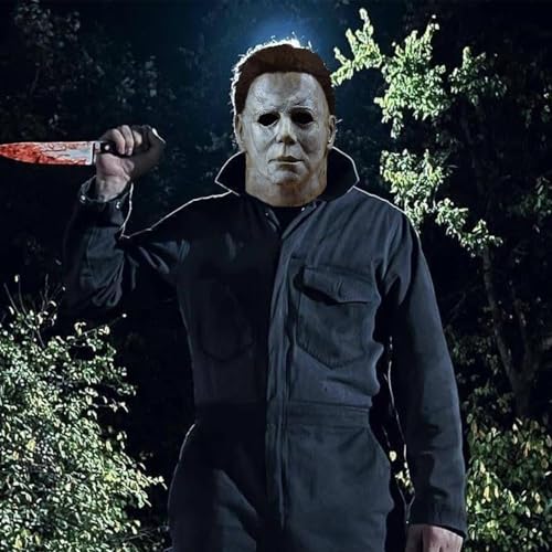 Michael Myers Mask, Halloween Horror Masquerade Cosplay Party Mask, Michael Myers Costume Scary Cosplay3