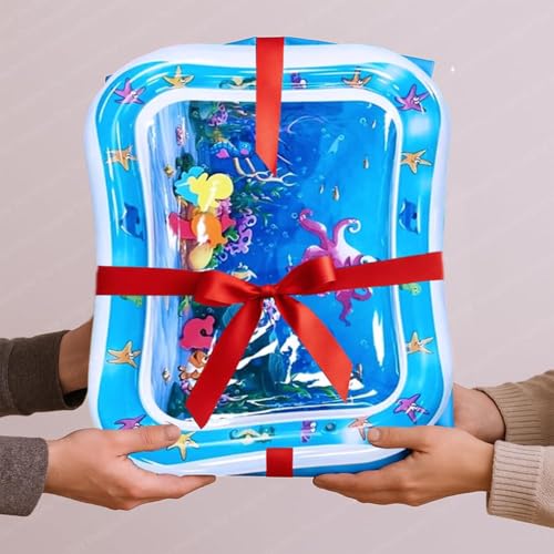 Image of Mashes Baby Water Play Mat Toy Inflatable Tummy Time Leak-Proof||Fun Activity Play Center Indoor & Outdoor for Babies, Infants & Toddlers, 3 to 12 Months (Octopus, Multicolor, Pack of 1)(Square)