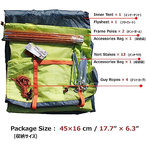Carpa impermeable dome para 3 personas, 4 estaciones miniatura 6