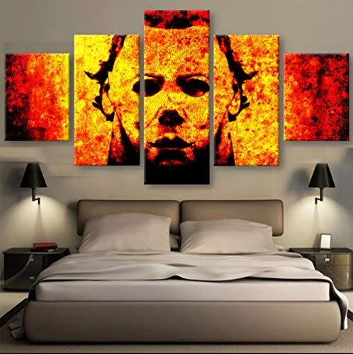 ADGUH 5 Cuadro sobre Lienzo Wall Art Picture Canvas Printmaking HD 5 Wild Duck Rising from Gouache Living Room Decoration Poster5 Impresiones sobre Lienzo