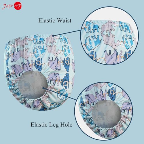 Image of Joyo roy Diaper Covers Girls Plastic Underwear Covers for Potty Training Boys Rubber Pants for Toddlers Plastic Covers, Boys., 6T (Pack of 4)