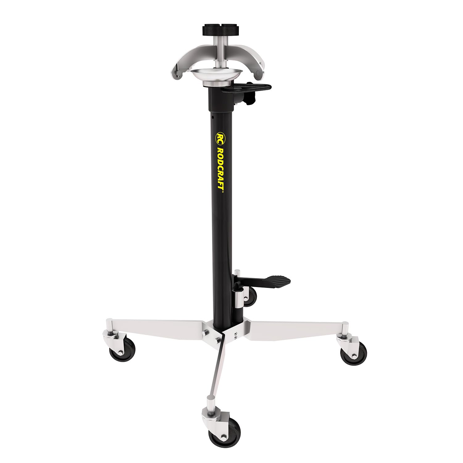 Rodcraft GHN1000 Getriebeheber mit 1000 kg Hubkapazität, Höhe 1,18 m bis max. 2 m, Fusspedal, Doppelkolben, Sicherheitsventil, automatisches langsames Absenken, Gewicht 48,1 kg