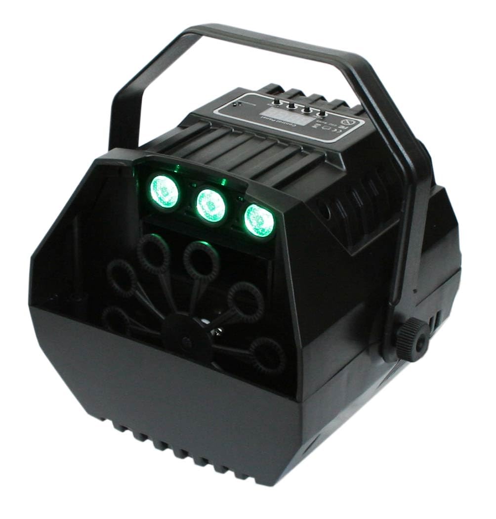 E-Lektron B102 Seifenblasenmaschine RGB LED-Beleuchtung und Fernbedienung für Party, Disco, Kinder-Party, Hochzeiten, Familientreffen, usw. (B102)