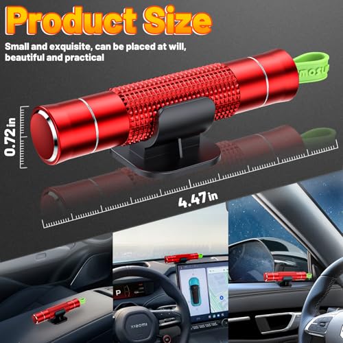 smosun Verbessert Gurtschneider Notfallhammer Mini, 2 In 1 Safety Nothammer Auto mit Gurtschneider… – Ansicht 6
