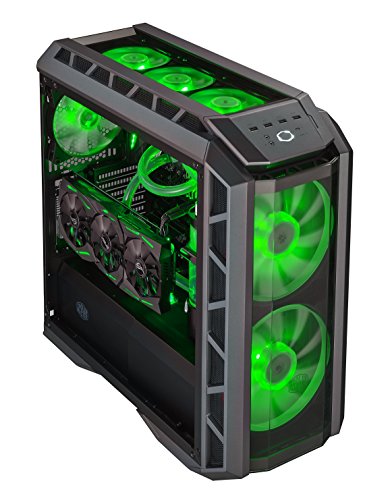 Cooler Master MasterCase H500P – Case per PC RGB con Due Ventole da 200 mm Ottimo Flusso D'Aria, Pannelli Fatti per Costruttori, Predisposto per Dissipazione a Liquido