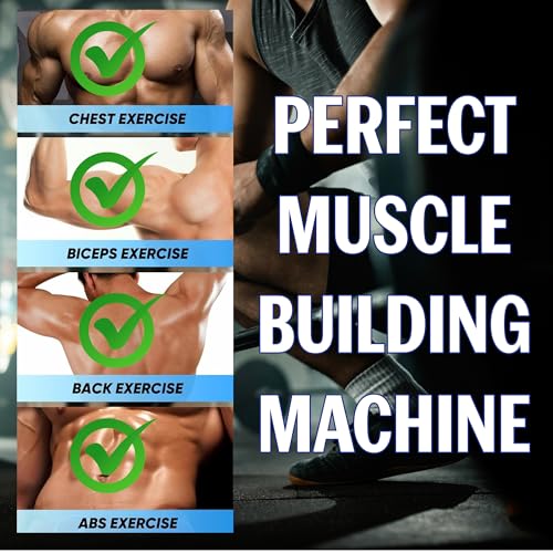 Image of Twister Arm Exerciser Adjustable Power Wrist & Forearm Strengthener, Portable Arm Workout Bar for Chest, Shoulders, Biceps, Triceps, Grip Strength & Home Gym Equipment (Blue)