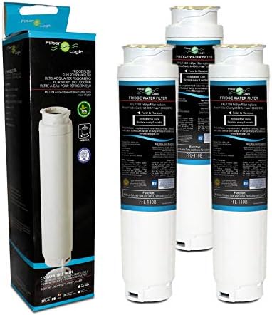 FilterLogic FFL-110B Fridge Water Filter Compatible with UltraClarity 00740560, 740560/644845 for BOSCH, SIEMENS, Neff, Gaggenau, Miele, HAIER 0060820860, RF-2800-13, SUPCO WF299 (1 Pack)
