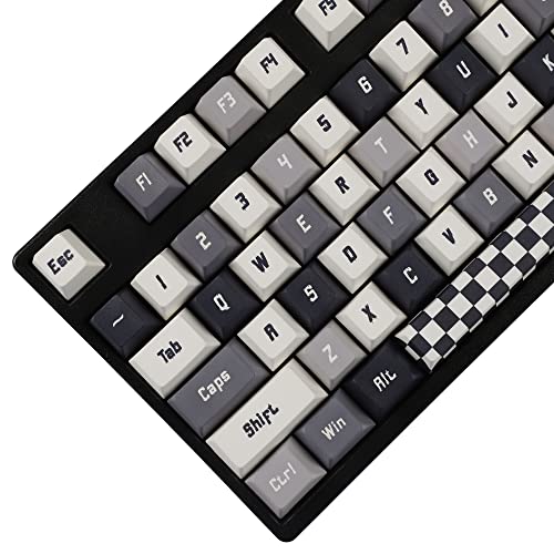 Image of 144 Chess Board Keycaps Dye-Sub Thick PBT Cherry Profile Key caps for TKL 61 64 68 75 87 96 104 108 GMMK MX Mechanical Keyboard