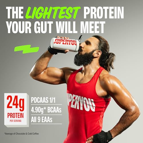 Image of Superyou Pro Fermented Yeast Protein Isolate Assorted Box (Pack of 5) | 24g Protein | Higher Absorption than Plant Protein | Superior Muscle Recovery | Gut Friendly | Vegan Protein | PDCAAS of 1-180g