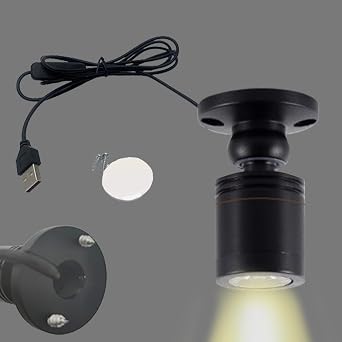 Uplights Indoor, Indoor Spot Light for Plants, Led Floor Spotlight, Adjustable USB Powered Jewelry Spotlight, Dimmable Spot Small Up Lights for Wall Art Display, Artwork, Plants Pictures