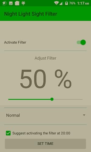 Night Light Sight Filter - Protect your Eyes