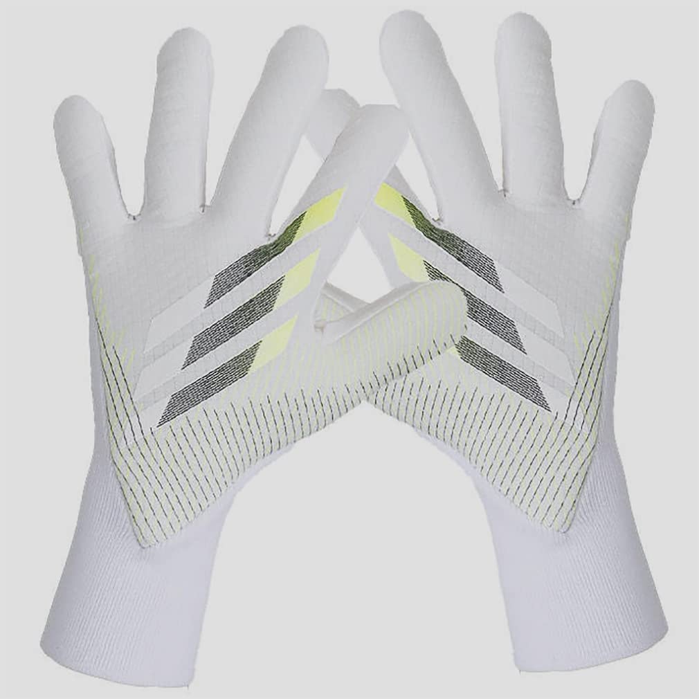Gants de gardien de but football à forte adhérence avec protection des doigts taille 8