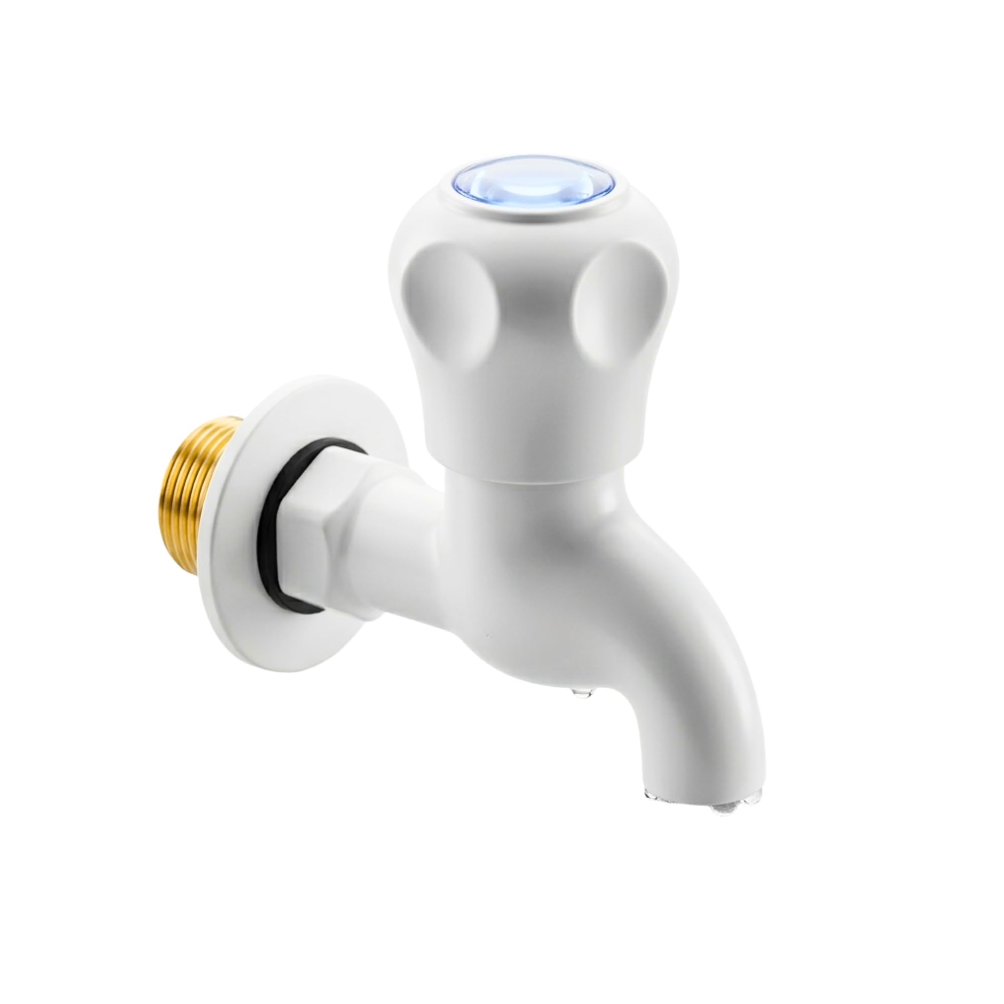 PVC Prince Bib Cock Tap for Bathroom & Kitchen | Durable Plastic Water Tap Wall Mount | Leak Proof Bib Tap for Home Use-image-25