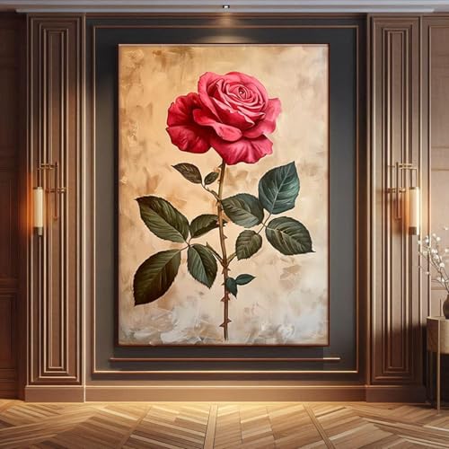 Décoration florale antique pour habiller un grand mur vide - 3