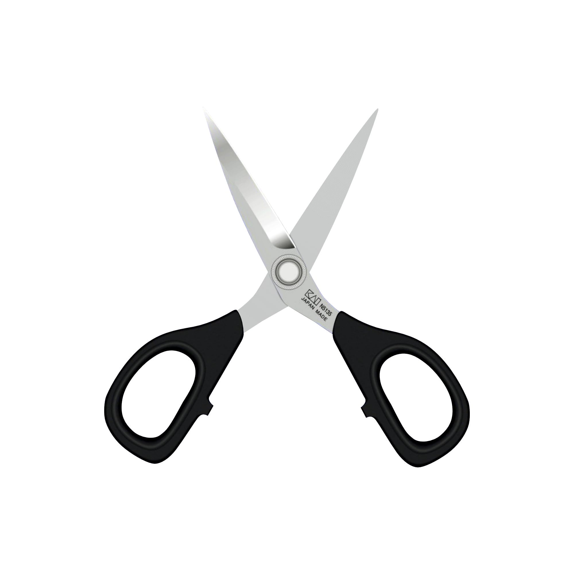 Kai Scissor – N 5135, 5.5-inch Made in Japan, Made of Fine Stainless Steel with Vanadium and Sharp Blades, Used for Embroidery Works - Pack of 1 Piece