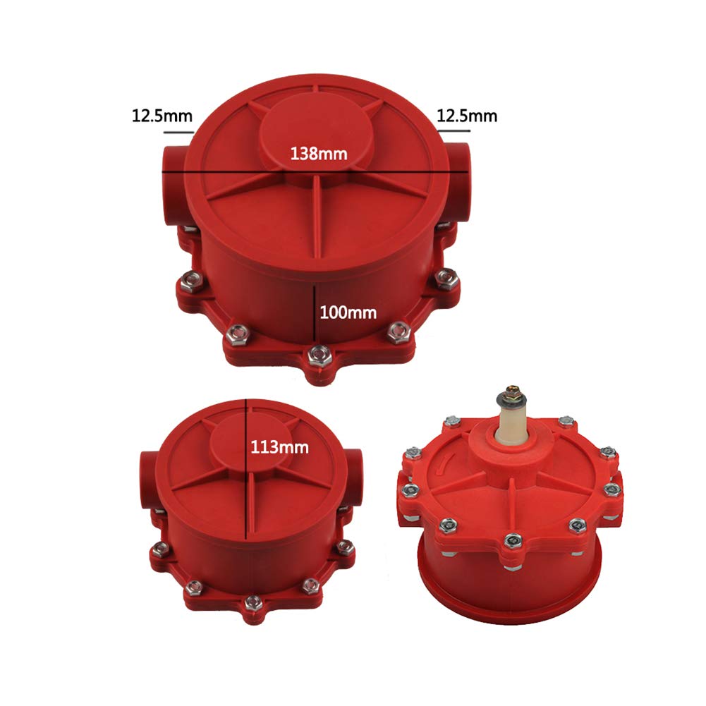 Selbstansaugende Heizöl-Dieselpumpe für 55 Gallonen 200 Liter Handfasspumpe - ABS Edelstahl Handkurbel Ölfasspumpe