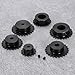uxcell 2 Pcs #25 Chain Roller Sprocket 6mm Bore, 15 Tooth C45 Carbon Steel ANSI #25 Roller Sprocket Round Hole with Set Screws for ISO 04C Chain