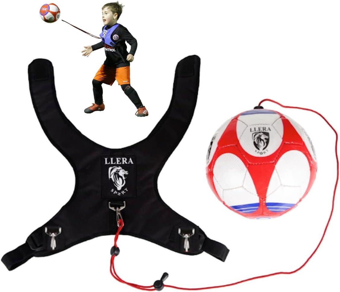 Soccer Skill Ball | Adjustable Training Ball for Agility, Control, Passing & Footwork | Hands-Free Practice Tool for Kids & Adults