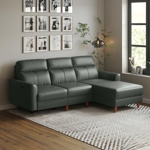 Image of Interio by Godrej Missouri Motorised L Shape Leather Recliner Sofa