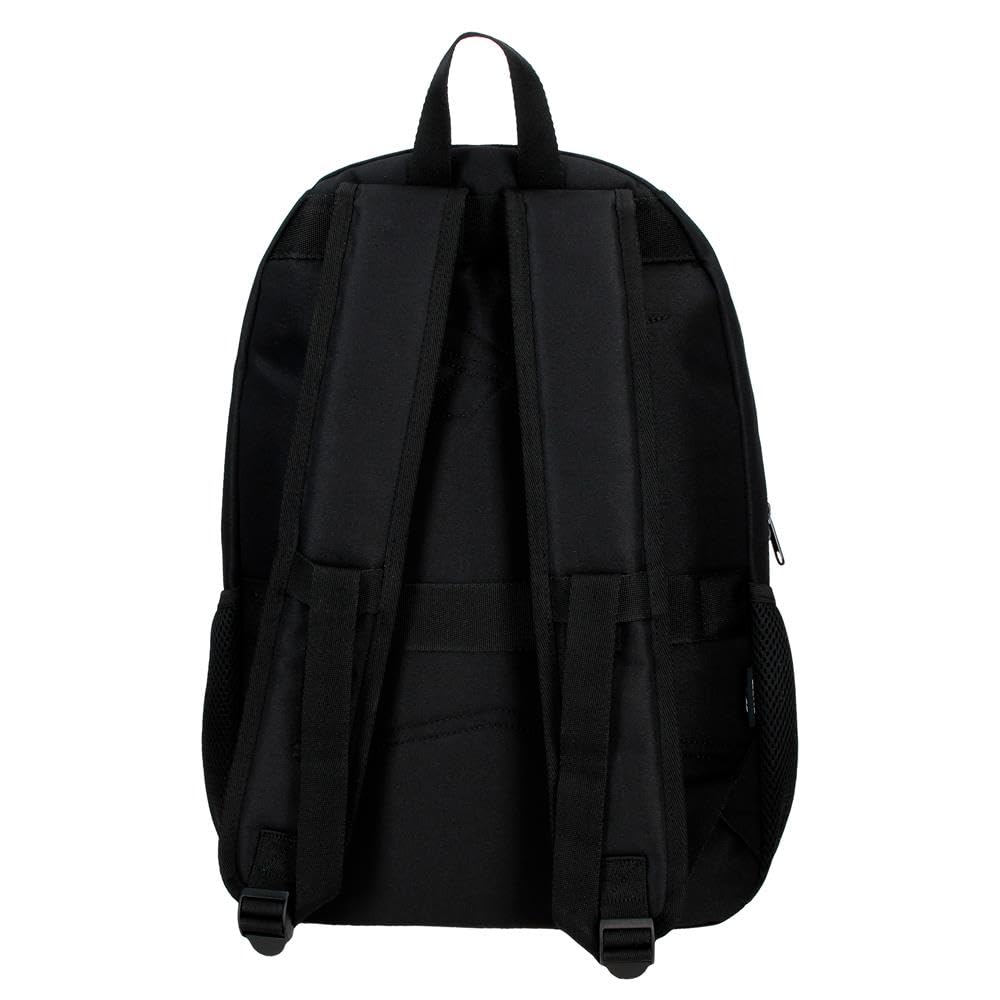 Reebok Stockton Mochila Doble Compartimento Adaptable Portátil 15,6 Pulgadas Negro 31x44x15 cm Poliéster 20,46L by Joumma Bags