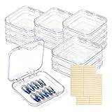 organiseur 16 boites Utilisation polyvalente : Pas seulement pour les ongles ! Ces contenants clairs sont parfaits comme organiseurs pour les cils, bijoux, perles ou petits accessoires de bricolage. Ils vous aident à organiser votre tiroir et le design transparent permet de trouver rapidement le contenu