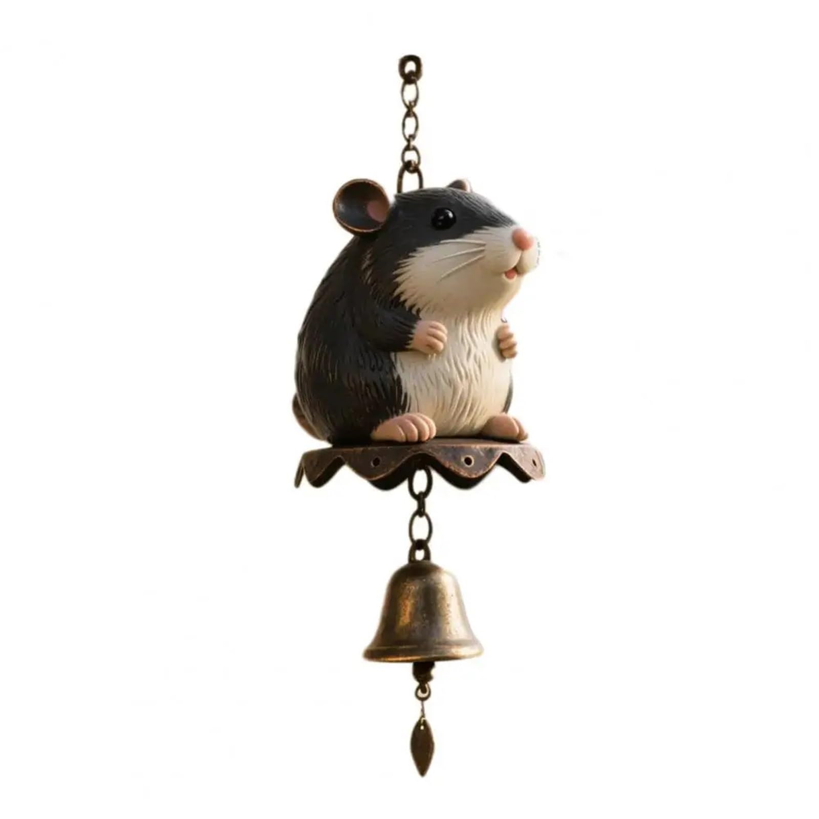 Wind Chimes For Garden Retro Doorbell Wind Chime Puppy Cat Soothing Sound For Garden Patio With Metal Bell For Porch(Color 6)