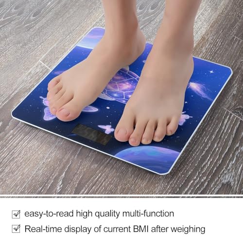 Báscula digital de baño con pantalla LCD vidrio templado miniatura 5