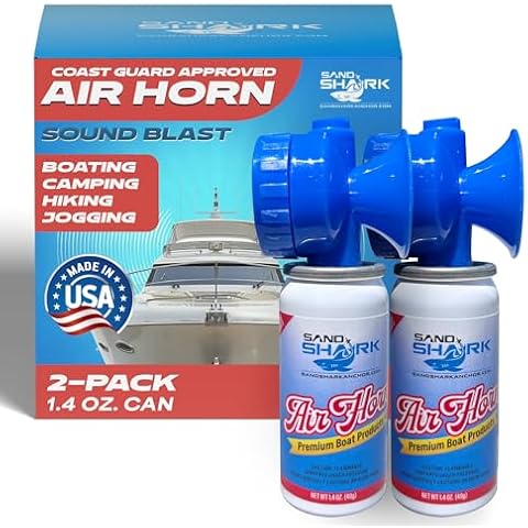 SandShark Premium Boating Air Horn Handheld Canister Cover