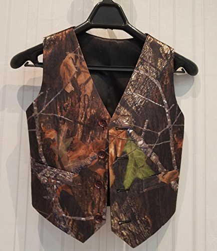 Camouflage Vests with Tie for Wedding Groom Wear Man camo Prom Vest4