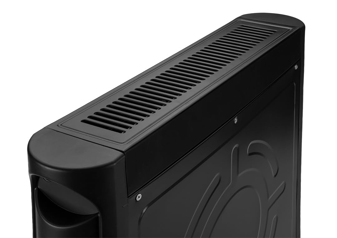 NEO TOOLS Kwarcowy promiennik stojący na podczerwień, ogrzewanie na podczerwień, grzejnik w kilka minut na temperaturę roboczą, praktyczny grzejnik, grzejnik na podczerwień (600 W/1200 W)