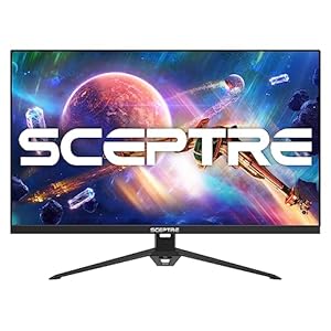 Sceptre IPS 24” Gaming Monitor 165Hz 144Hz Full HD (1920 x 1080) FreeSync Eye Care FPS RTS DisplayPort HDMI Build-in Speakers, Machine Black 2020 (E248B-FPT168),IPS 24″ 165Hz
