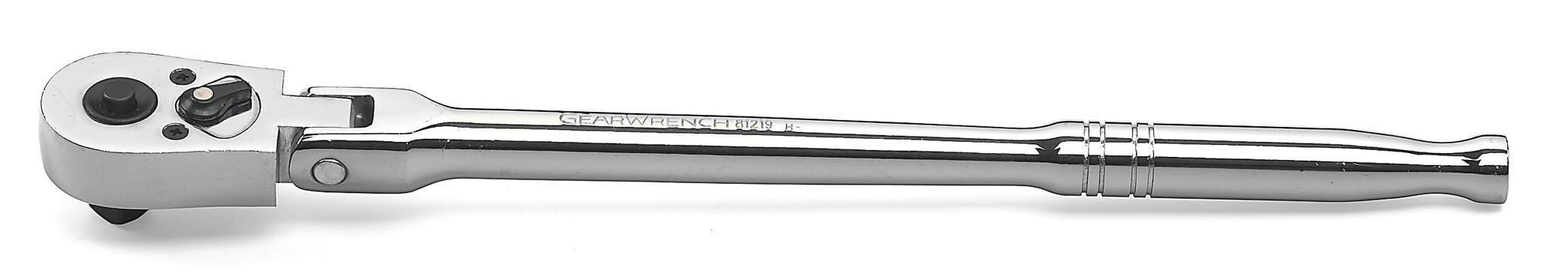 GEARWRENCH Chiave a cricchetto a goccia con testa flessibile a sgancio rapido da 3/8", 45 denti, 25,4 cm – 81219