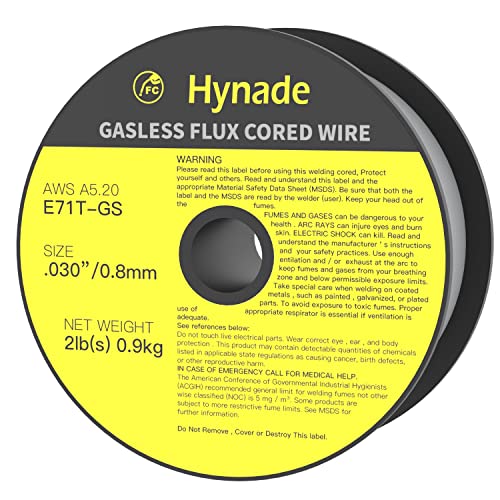 Flux Core Gasless Mig Wire, Mild Steel E71TGS 0.030 Inch