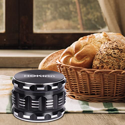 Hokirin 2.5" Black Grinder Large Grinder For Spice #TOP6