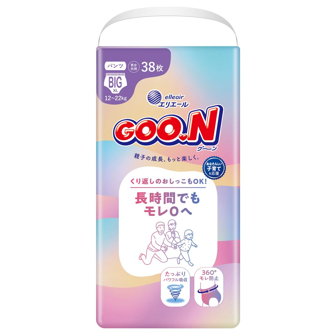 Amazon.co.jp: 【パンツ BIGサイズ】 グーン 長時間でもモレ0へ おむつ