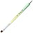 Ivy-L Premium 2 Ways French Gel Acrylic Nail Art Kolinsky Brush with Dotting Tool for Professional Manicure Nail Art Design Cuticle Clean-up + Lime Green Wood Handle (Size 12)