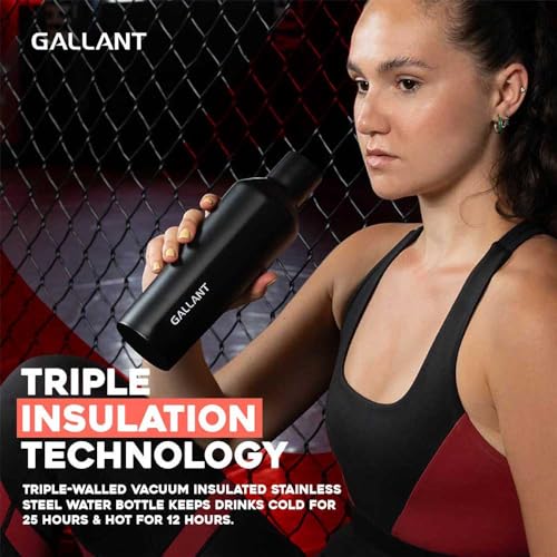 Gallant Water Bottle, 500ml Stainless Steel BFA-Free Insulated, 12hrs Hot & 24hrs Cold - Image 4