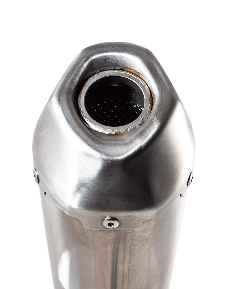 Pot d'échappement GPR compatible avec Can Am Outlander 1000 MAX XMR XTP 2012-2023, PENTACROSS INOX, pot d'échappement homologué, silencieux avec db killer amovible et raccord spécifique