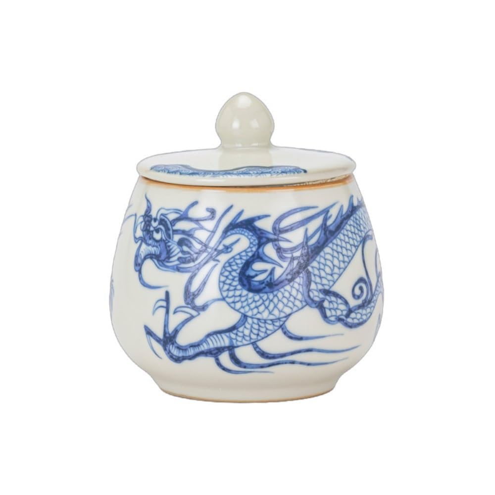 Ceramiczny pojemnik na herbatę, kreatywny retro słoik do przechowywania herbaty, ceramiczny słoik z uszczelnieniem, ceramiczny domowy przenośny słoik do przechowywania herbaty, chiński zestaw do her