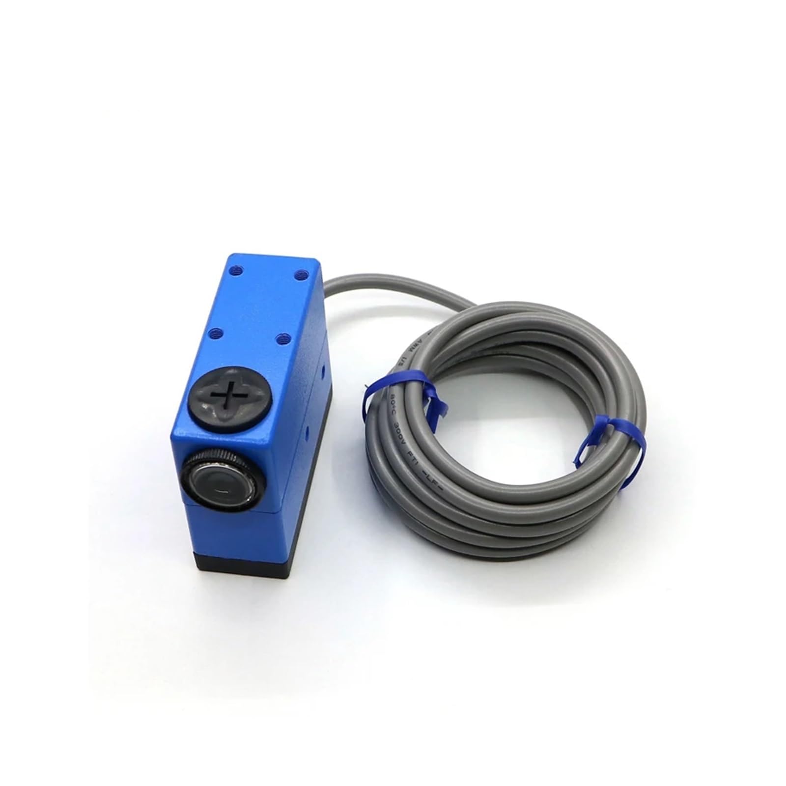 JJKKOZVQF Color Mark Sensor Color Photoelectric Sensor Switch BZJ-3 10mm Sensing Distance(B1ue,Rectangular spot)