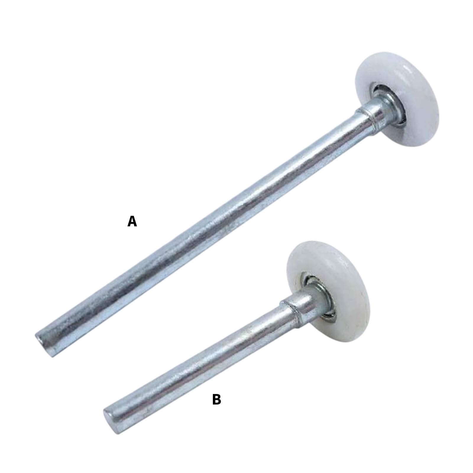 Lot de roues de rechange pour porte de garage - Multi-usage - Acier et nylon - Pour ouvertures de garages - Disques coulissants lisses