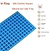 V-fox 2 Pcs/Pack 126 Cavities Mini Square Silicone Mold/Chocolate Candy Mould for Gummy Jelly Truffles Ganache Pralines Caramels, Random Color