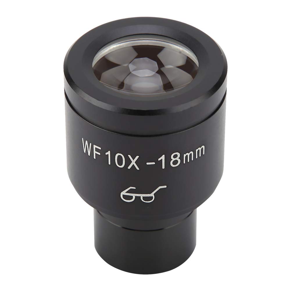 WF10X 18mm High Eyepoint Wide Angle Eyepiece Lens for Biological Microscope