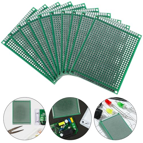Placa PCB de Doble Cara 6x8 Tarjeta de Circuitos para Experimento Electrónico 2