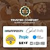 Bedsure Calming Dog Bed Medium Size Dog - Donut Washable Medium Pet Bed, 30 inches Anti-Slip Round Fluffy Plush Faux Fur Cat Bed, Fits up to 45 lbs Pets, Camel #4