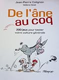 De l'âne au coq...