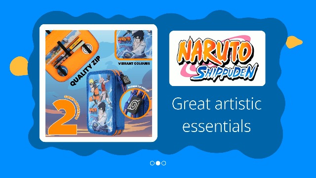 Kit Papeterie Naruto Complet – Trousse, Cahier A4, Carnet, Crayons De Couleur, Stylo – Idéal Rentrée Scolaire & Cadeau Fan Manga