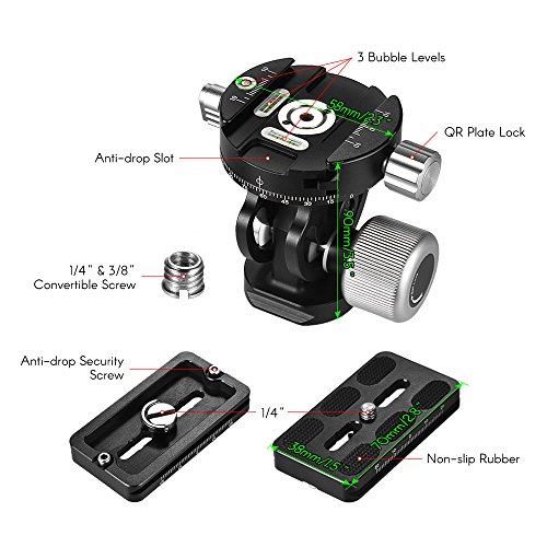 Andoer Testa Fluida per Treppiede Panoramica